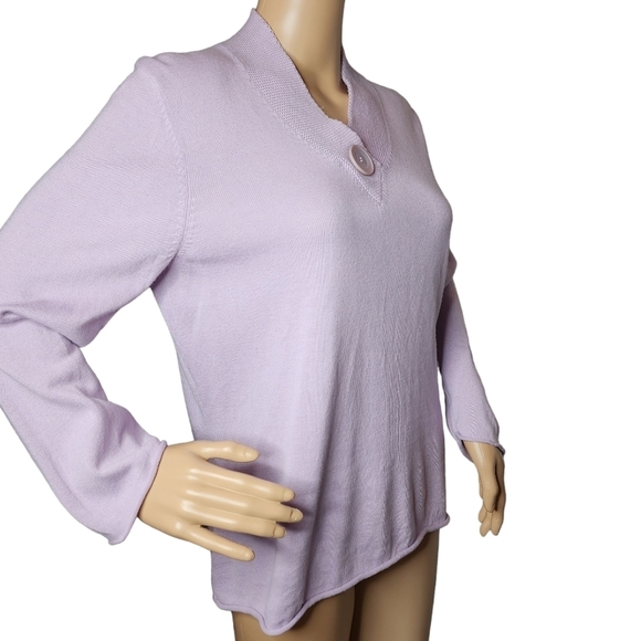 J. Jill Sweaters - J Jill long sleeve purple knit shirt